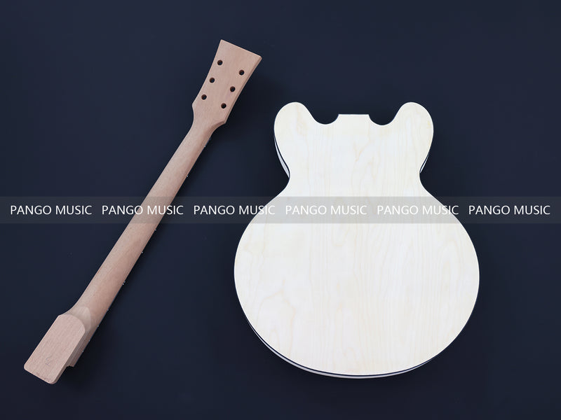 Semi Hollow Body ES-335 Style DIY Electric Guitar Kit (LRF-056, Limited Edition)