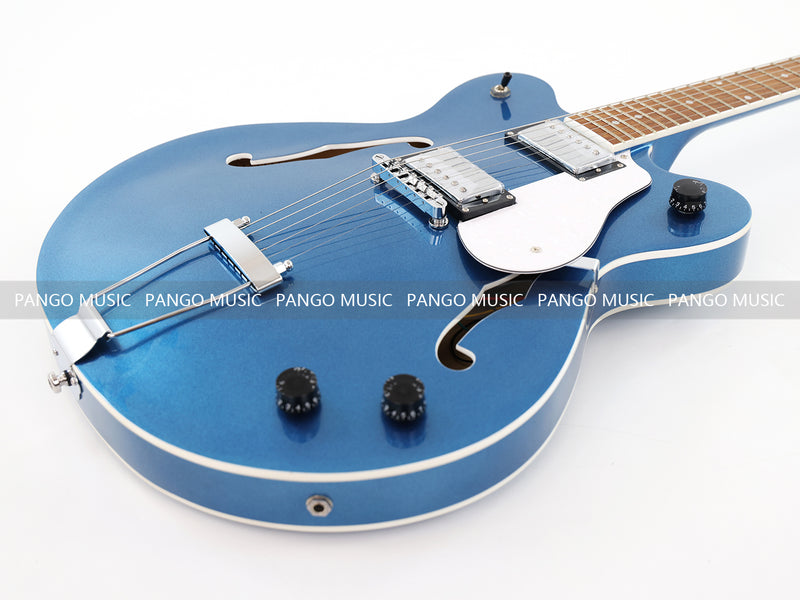 Semi Hollow Body Electric Guitar with Metallic Finish (PHY-151F, Fast Shipping, Tariff-free)
