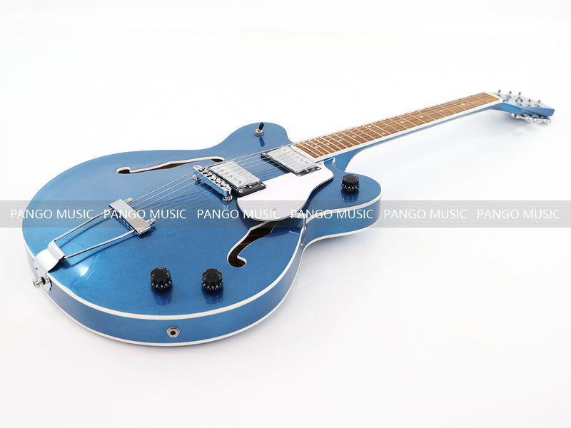 Semi Hollow Body Electric Guitar with Metallic Finish (PHY-151F, Fast Shipping, Tariff-free)