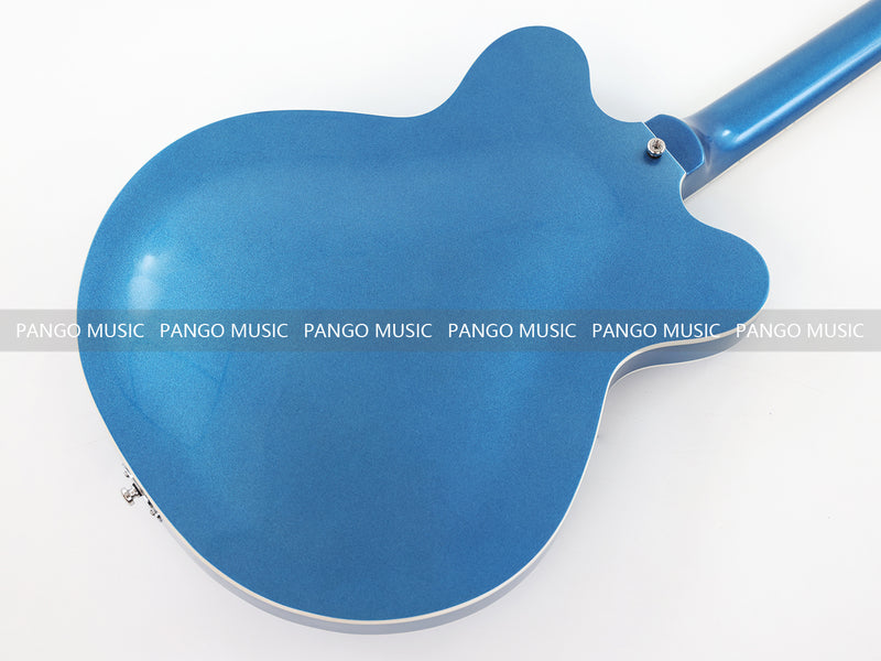 Semi Hollow Body Electric Guitar with Metallic Finish (PHY-151F, Fast Shipping, Tariff-free)