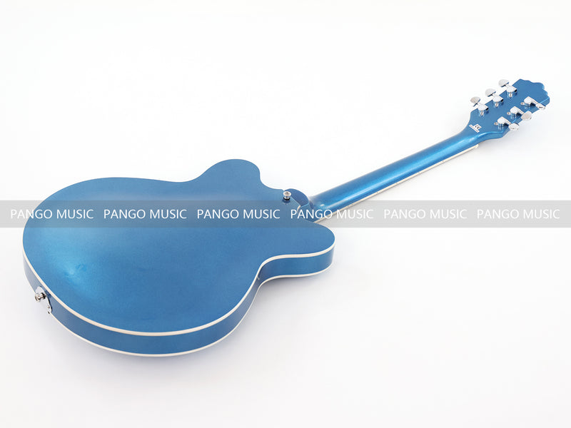 Semi Hollow Body Electric Guitar with Metallic Finish (PHY-151F, Fast Shipping, Tariff-free)