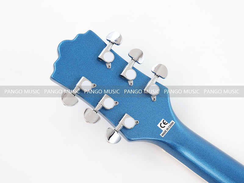 Semi Hollow Body Electric Guitar with Metallic Finish (PHY-151F, Fast Shipping, Tariff-free)