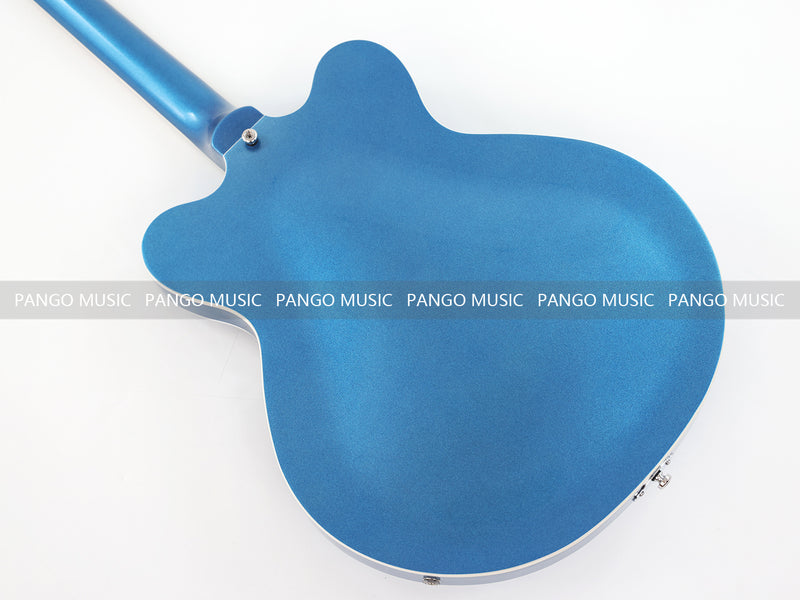 Semi Hollow Body Electric Guitar with Metallic Finish (PHY-151F, Fast Shipping, Tariff-free)