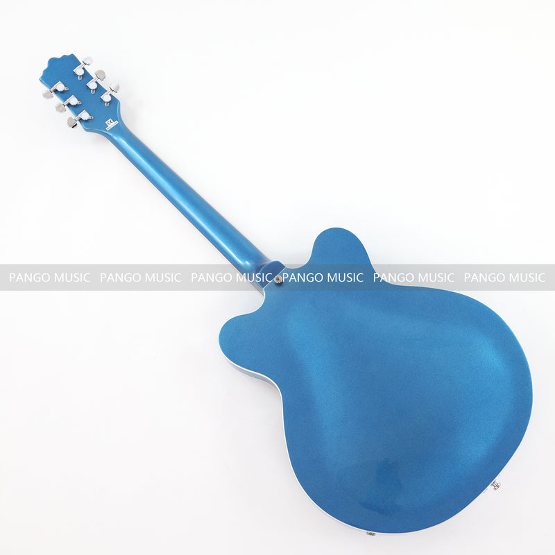 Semi Hollow Body Electric Guitar with Metallic Finish (PHY-151F, Fast Shipping, Tariff-free)