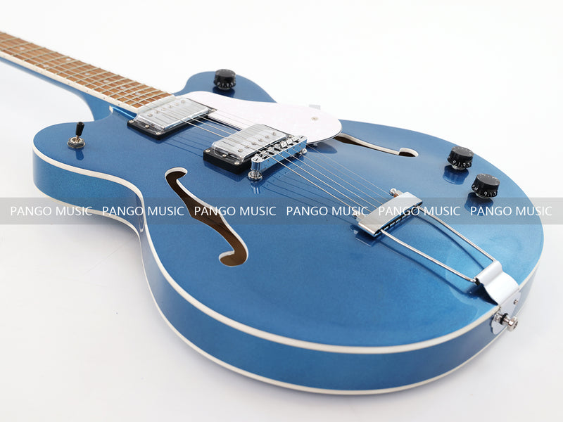 Semi Hollow Body Electric Guitar with Metallic Finish (PHY-151F, Fast Shipping, Tariff-free)