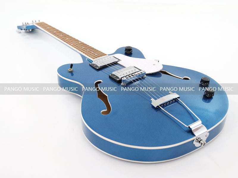 Semi Hollow Body Electric Guitar with Metallic Finish (PHY-151F, Fast Shipping, Tariff-free)