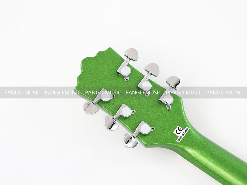 Semi Hollow Body Green Electric Guitar with Metallic Finish (PHY-153, Limited Edition, Flash Sale)