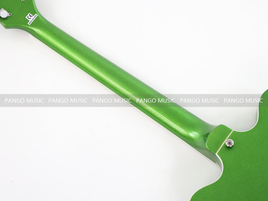 Semi Hollow Body Green Electric Guitar with Metallic Finish (PHY-153, Limited Edition, Flash Sale)