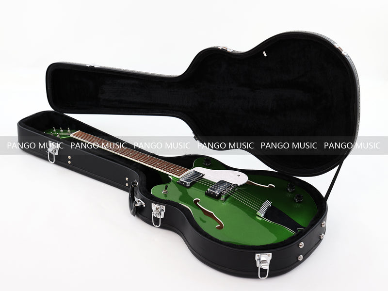 Semi Hollow Body Green Electric Guitar with Metallic Finish (PHY-153, Limited Edition, Flash Sale)