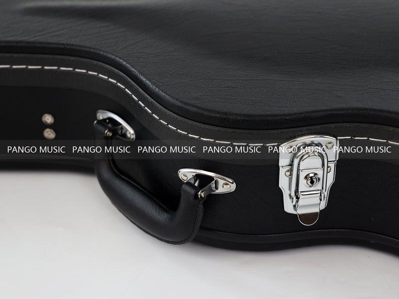 Semi Hollow Body White Electric Guitar (PHY-152, Limited Edition, Flash Sale)