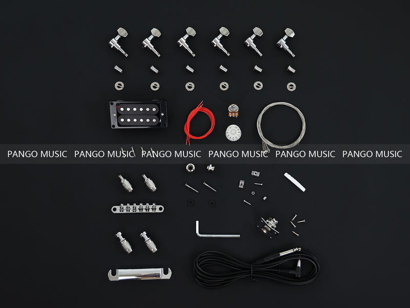 Semi Hollow DIY Electric Guitar Kit (15271-R, Limited Edition)