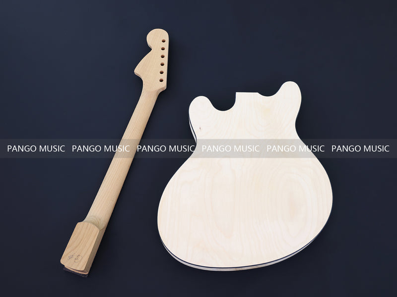 Semi Hollow DIY Electric Guitar Kit (15271-R, Limited Edition)