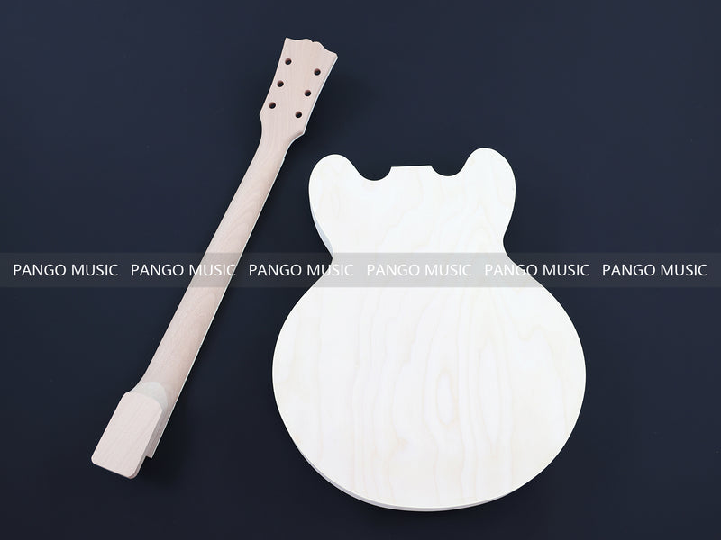 Semi Hollow ES-335 DIY Electric Guitar Kit (PES335-27F, Fast Shipping, Tariff-free)