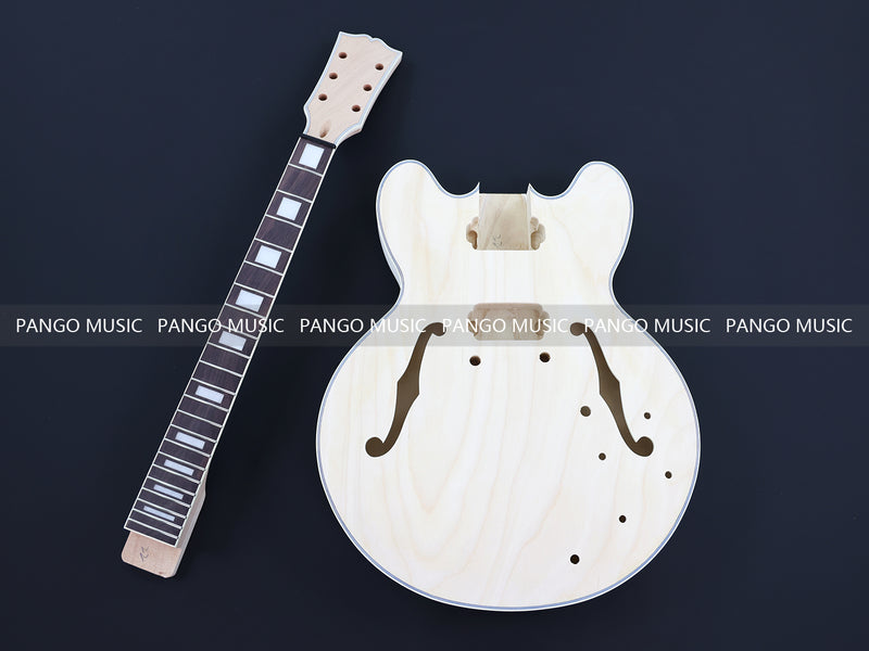 Semi Hollow ES-335 DIY Electric Guitar Kit (PES335-27F, Fast Shipping, Tariff-free)