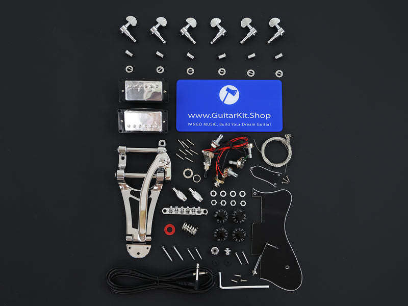 Semi Hollow ES-335 DIY Electric Guitar Kit (PES335-28F, Fast Shipping, Tariff-free)