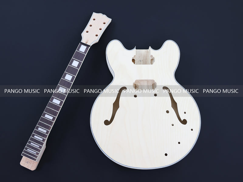 Semi Hollow ES-335 DIY Electric Guitar Kit (PES335-28F, Fast Shipping, Tariff-free)
