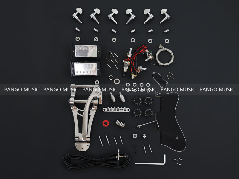 Semi Hollow ES-335 DIY Electric Guitar Kit (PES335-28F, Fast Shipping, Tariff-free)