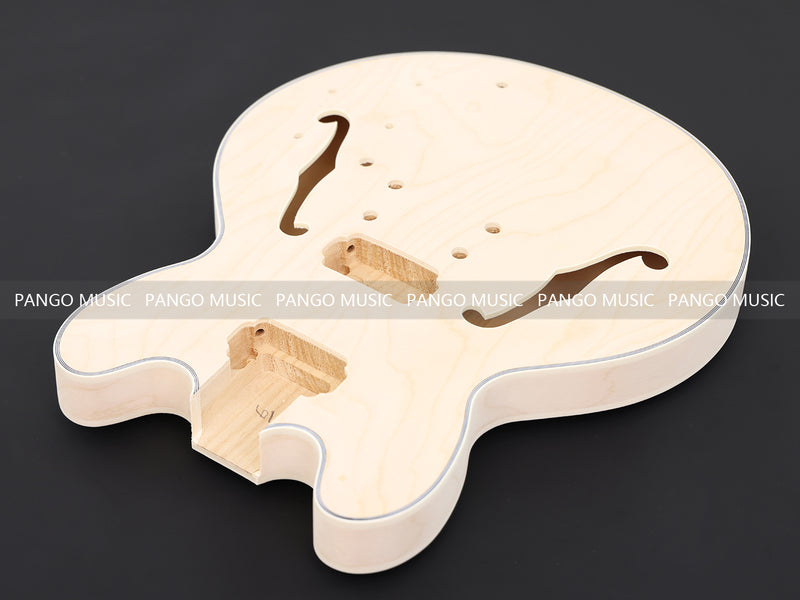Semi-Hollow ES-335 Style DIY Electric Guitar Kit (PES335-54F, Fast Shipping, Tariff-free)