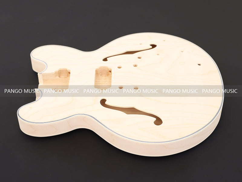 Semi-Hollow ES-335 Style DIY Electric Guitar Kit (PES335-54F, Fast Shipping, Tariff-free)