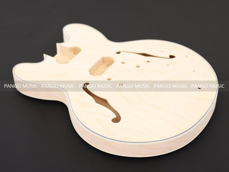 Semi-Hollow ES-335 Style DIY Electric Guitar Kit (PES335-54F, Fast Shipping, Tariff-free)