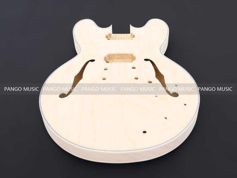 Semi-Hollow ES-335 Style DIY Electric Guitar Kit (PES335-54F, Fast Shipping, Tariff-free)