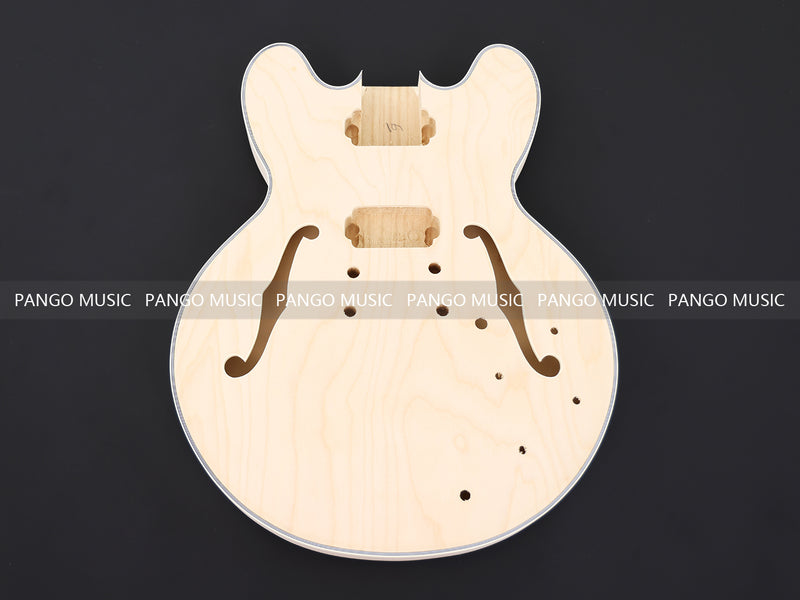Semi-Hollow ES-335 Style DIY Electric Guitar Kit (PES335-54F, Fast Shipping, Tariff-free)