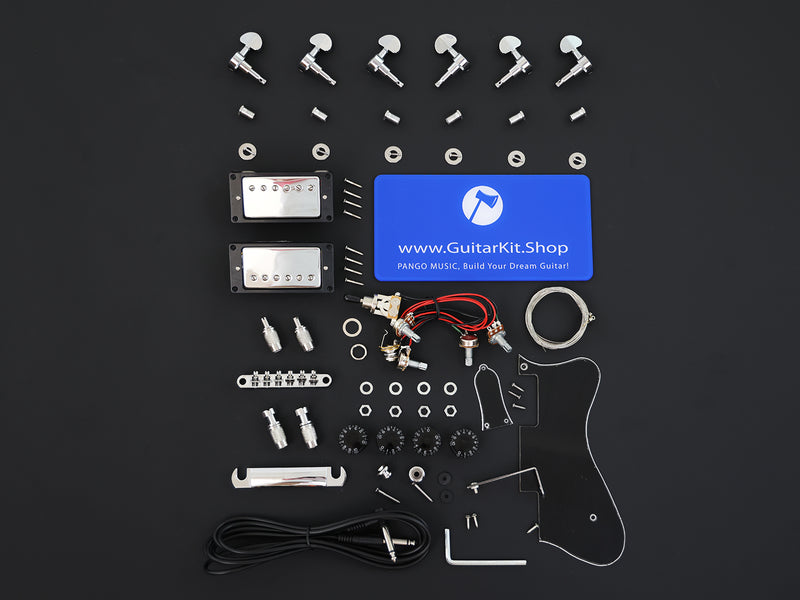 Semi-Hollow ES-335 Style DIY Electric Guitar Kit (PES335-54F, Fast Shipping, Tariff-free)