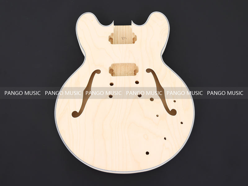 Semi-Hollow ES-335 Style DIY Electric Guitar Kit (PES335-54F, Fast Shipping, Tariff-free)