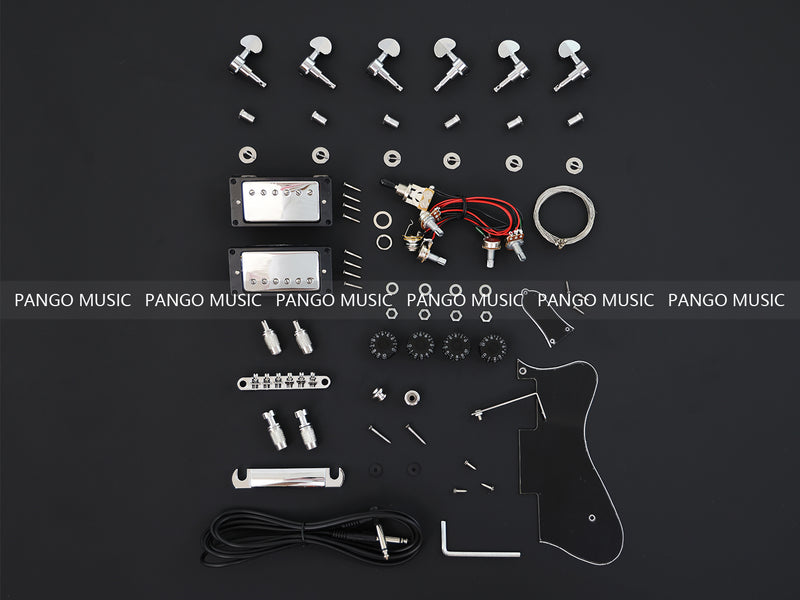 Semi-Hollow ES-335 Style DIY Electric Guitar Kit (PES335-54F, Fast Shipping, Tariff-free)