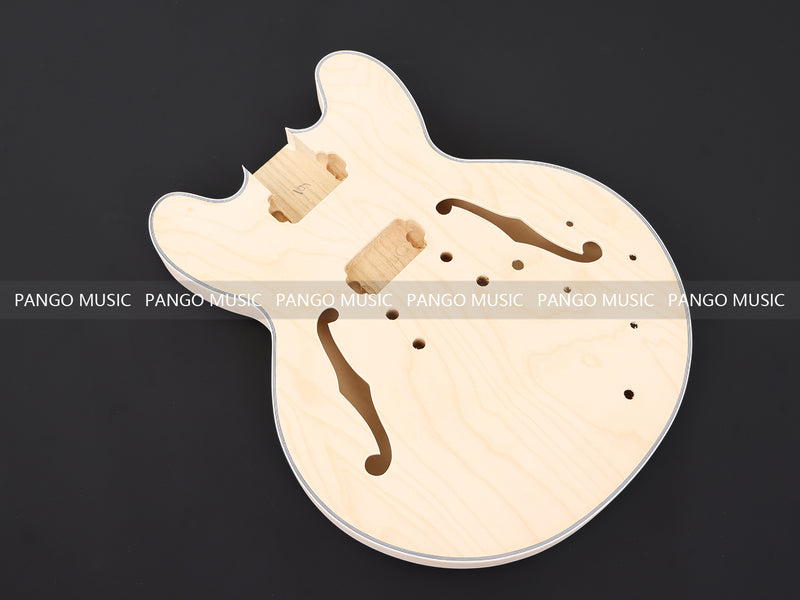 Semi-Hollow ES-335 Style DIY Electric Guitar Kit (PES335-54F, Fast Shipping, Tariff-free)