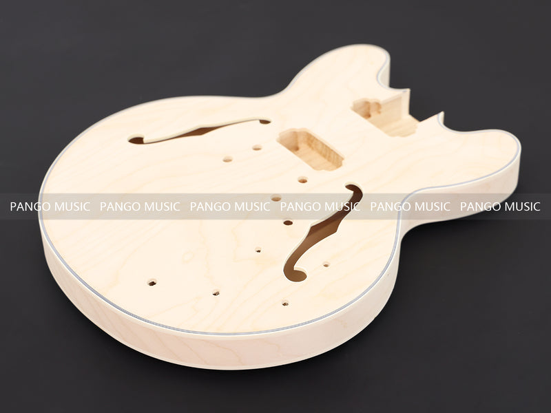 Semi-Hollow ES-335 Style DIY Electric Guitar Kit (PES335-54F, Fast Shipping, Tariff-free)