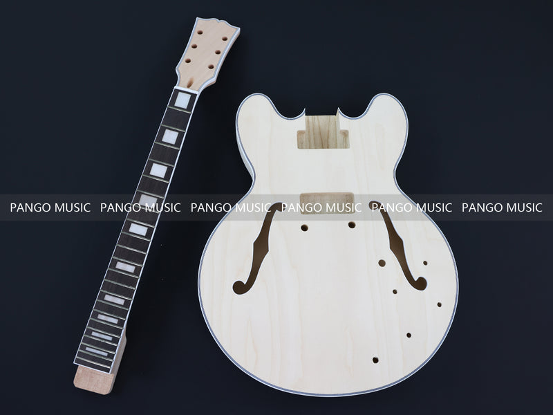 Semi Hollow ES-335 DIY Electric Guitar Kit with P90 Pickups (PES335-29F)