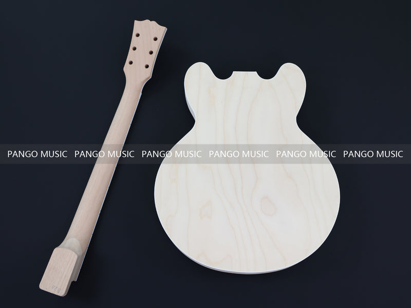 Semi Hollow ES-335 DIY Electric Guitar Kit with P90 Pickups (PES335-29F)