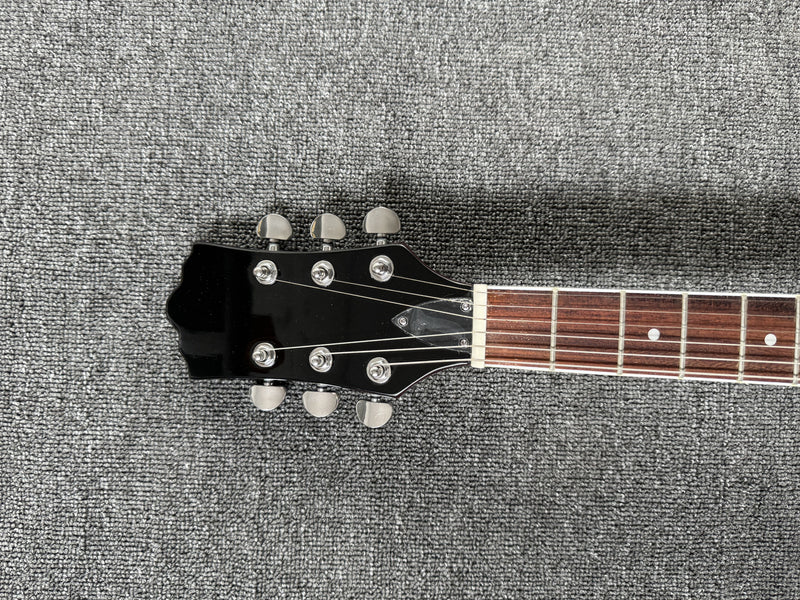 Semi Hollow Body ES-335 Style Burgundy Finish Electric Guitar (PHY-159)