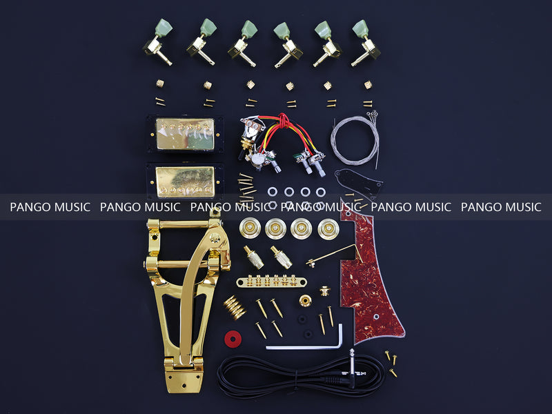 Hollow Body Style DIY Electric Guitar Kit (PHB-730X)