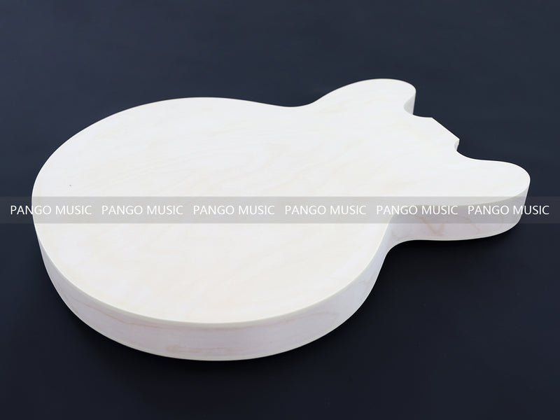 Semi Hollow ES-335 Style DIY Electric Guitar Kit with Blank Headstock (PHS-335F, Fast Shipping, Tariff-free)