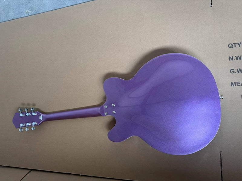 Semi-Hollow Body ES-335 Style Sparkling Electric Guitar (PHY-155)