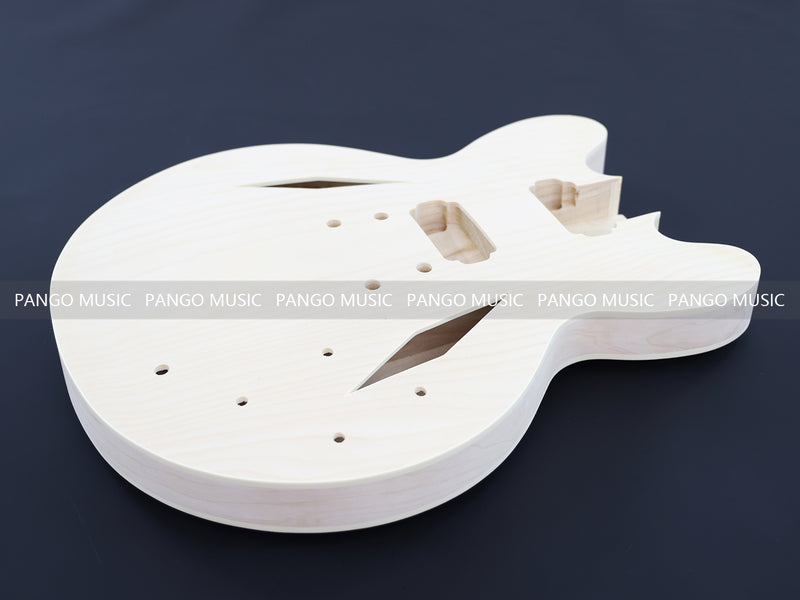 Semi-Hollow Body DIY Electric Guitar Kit (PHB-750F, Fast Shipping, Tariff-free)