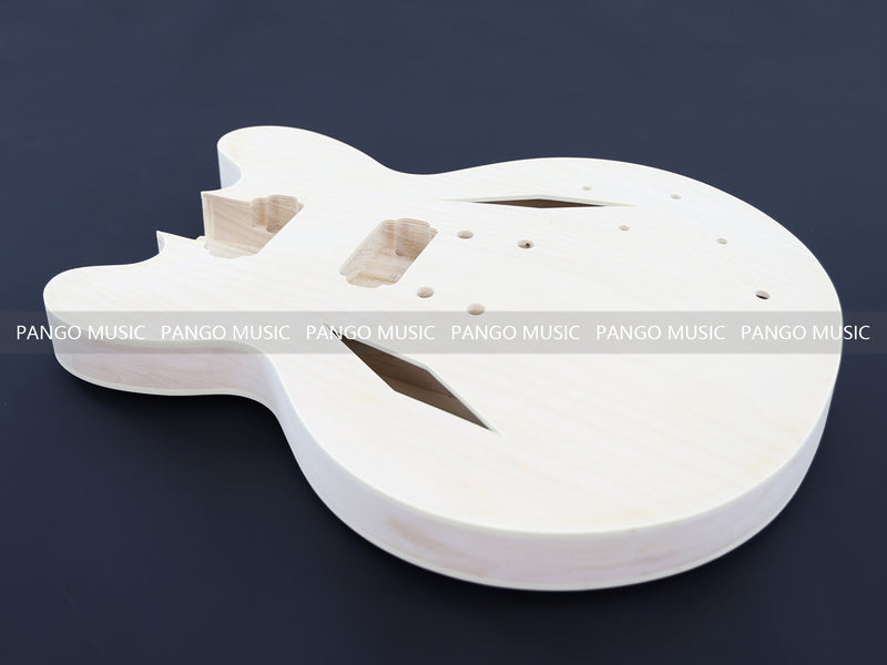 Semi-Hollow Body DIY Electric Guitar Kit (PHB-750F, Fast Shipping, Tariff-free)