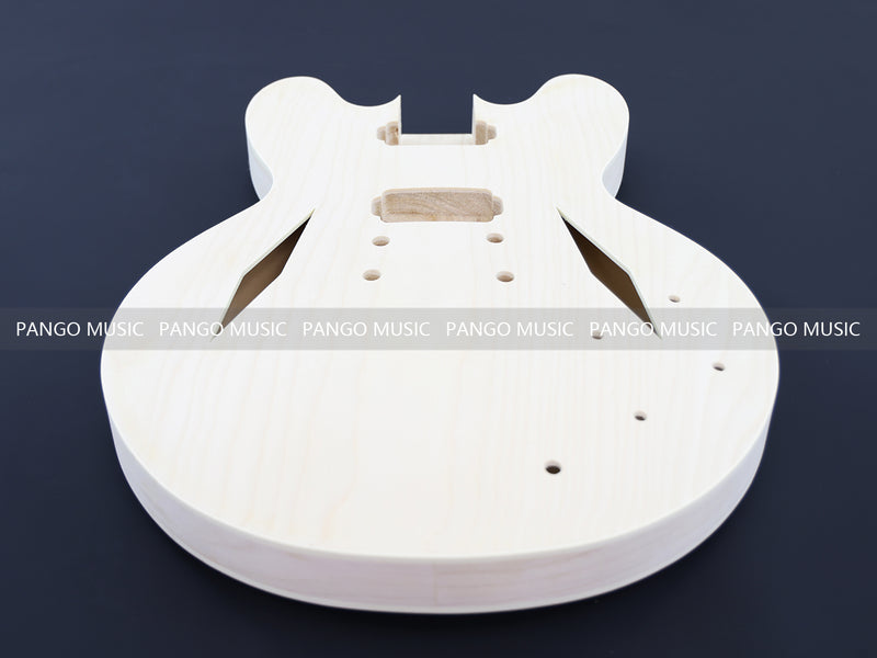 Semi-Hollow Body DIY Electric Guitar Kit (PHB-750F, Fast Shipping, Tariff-free)