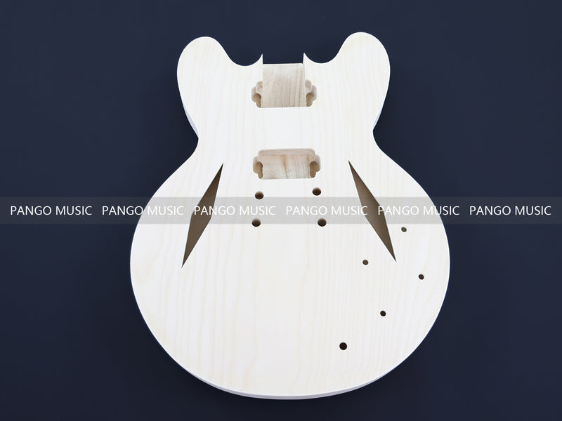 Semi-Hollow Body DIY Electric Guitar Kit (PHB-750F, Fast Shipping, Tariff-free)