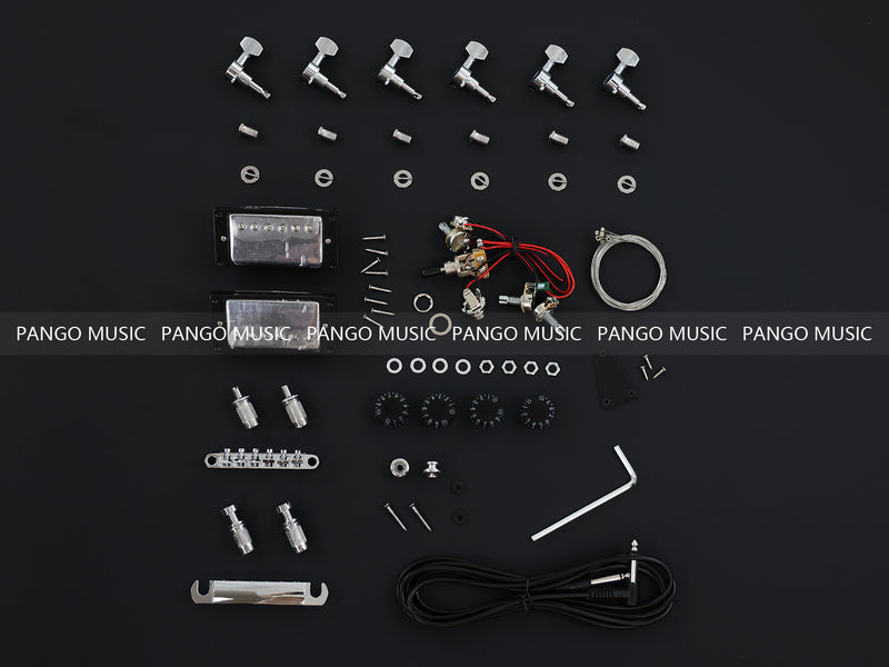Semi-Hollow Body DIY Electric Guitar Kit (PHB-750F, Fast Shipping, Tariff-free)