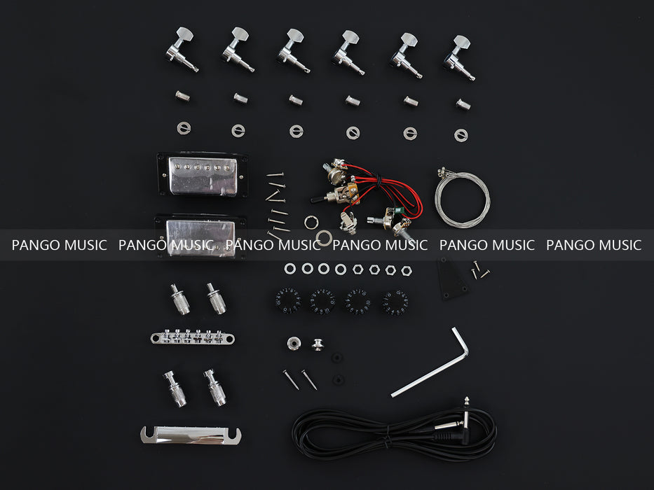 Semi Hollow ES335 DIY Electric Guitar Kit (PHB-750F, Fast Shipping, Tariff-free)
