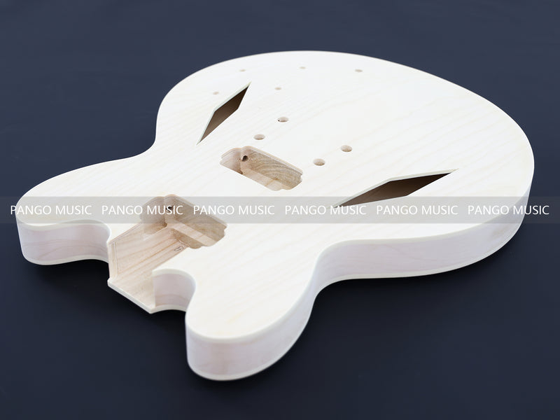 Semi-Hollow Body DIY Electric Guitar Kit (PHB-750F, Fast Shipping, Tariff-free)
