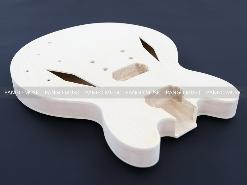 Semi-Hollow Body DIY Electric Guitar Kit (PHB-750F, Fast Shipping, Tariff-free)