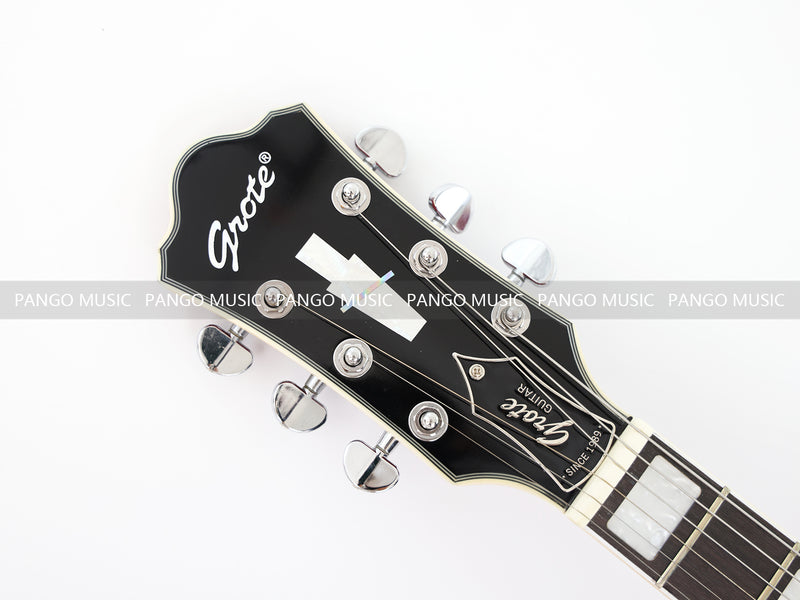 Semi Hollow Electric Guitar with Quilted Maple Top (YMZ-159X)