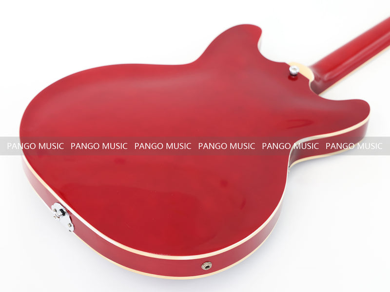 Semi Hollow Electric Guitar with Quilted Maple Top (YMZ-159X)