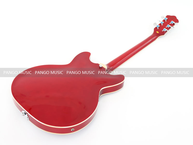 Semi Hollow Electric Guitar with Quilted Maple Top (YMZ-159X)