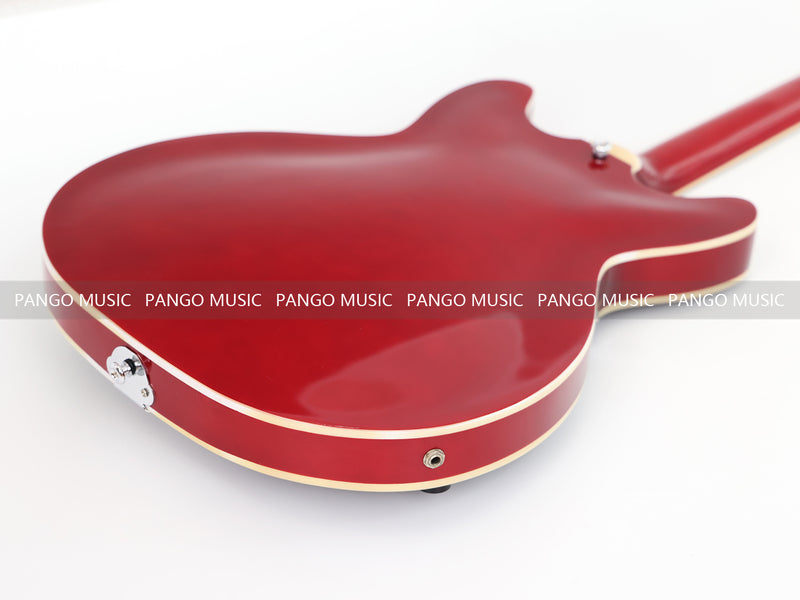 Semi Hollow Electric Guitar with Quilted Maple Top (YMZ-159X)