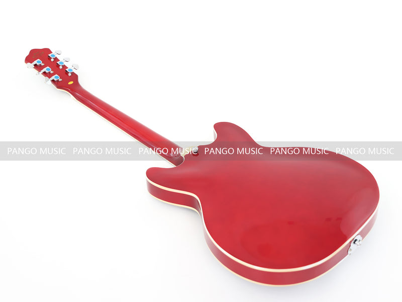 Semi Hollow Electric Guitar with Quilted Maple Top (YMZ-159X)